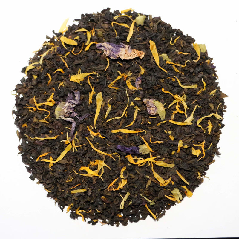 Grøn og sort kvæde te fra Chaplon Tea i tebreve