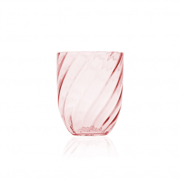 Rosa Swirl Glas fra Anna Von Lipa