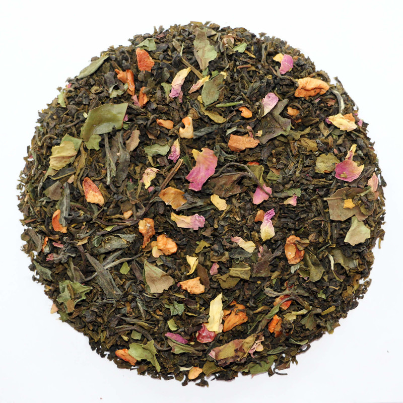 Hvid og grøn kvæde te fra Chaplon Tea i dåse