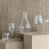 Smukke glas fra Broste Copenhagen -serien Bubble. Her det smukke rødvinsglas