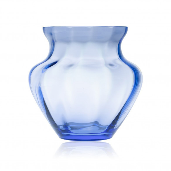 Lyseblå Dahlia Vase i glas fra Anna Von Lipa