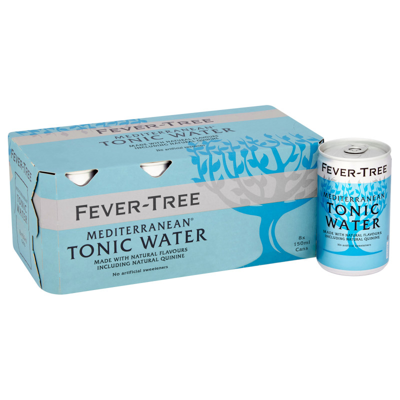 Fever-Tree Mediterranean Tonic Water, dåser