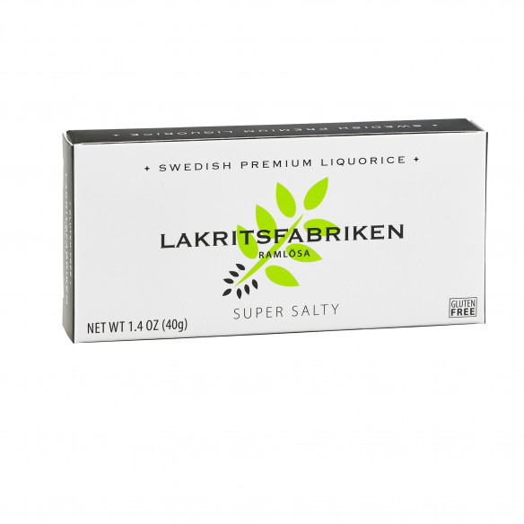Ekstra saltet svensk lakrids fra Lakritsfabriken