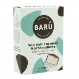 Dark Chodolate Sea Salt Caramel Marshmallows fra BARÚ - 4 stk i æsken