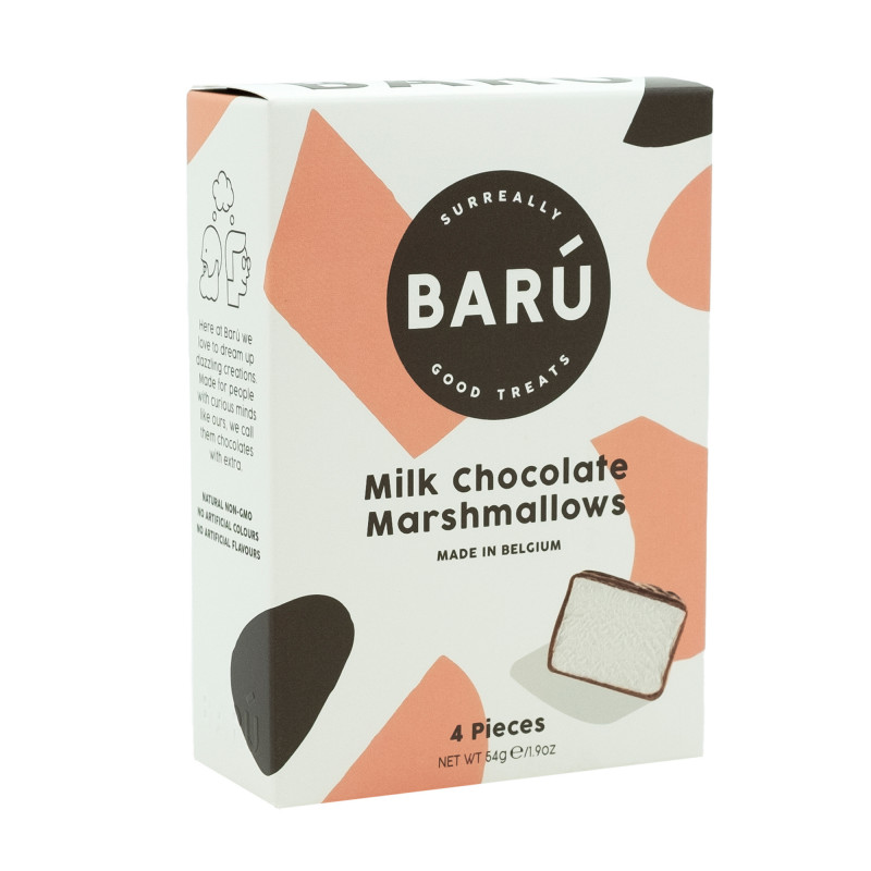 Milk Chocolate Marshmallows fra BARÚ