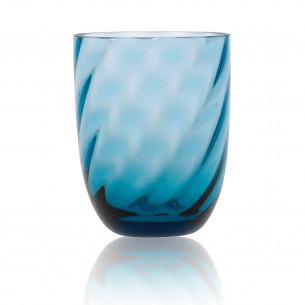 Aquamarine Swirl Glas i blå fra Anna Von Lipa