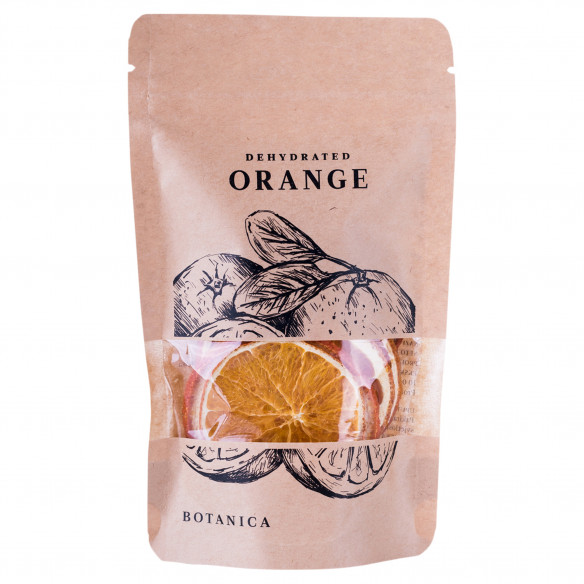 20 gram Dehydreret Appelsin fra Botanica - tørret frugt