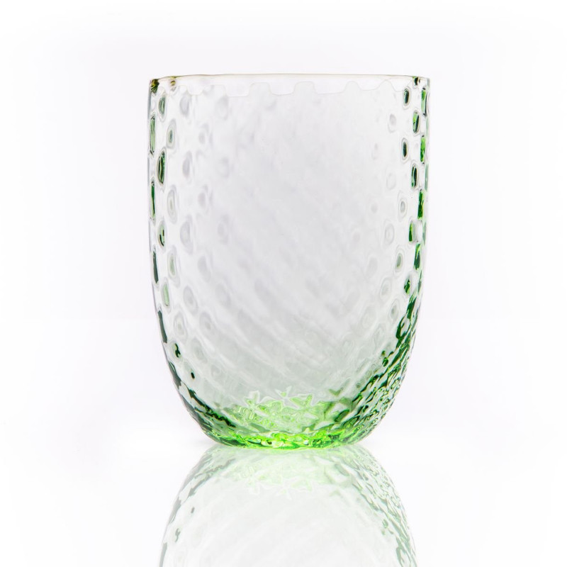 Harlequin Glas i lysegrøn fra Anna Von Lipa