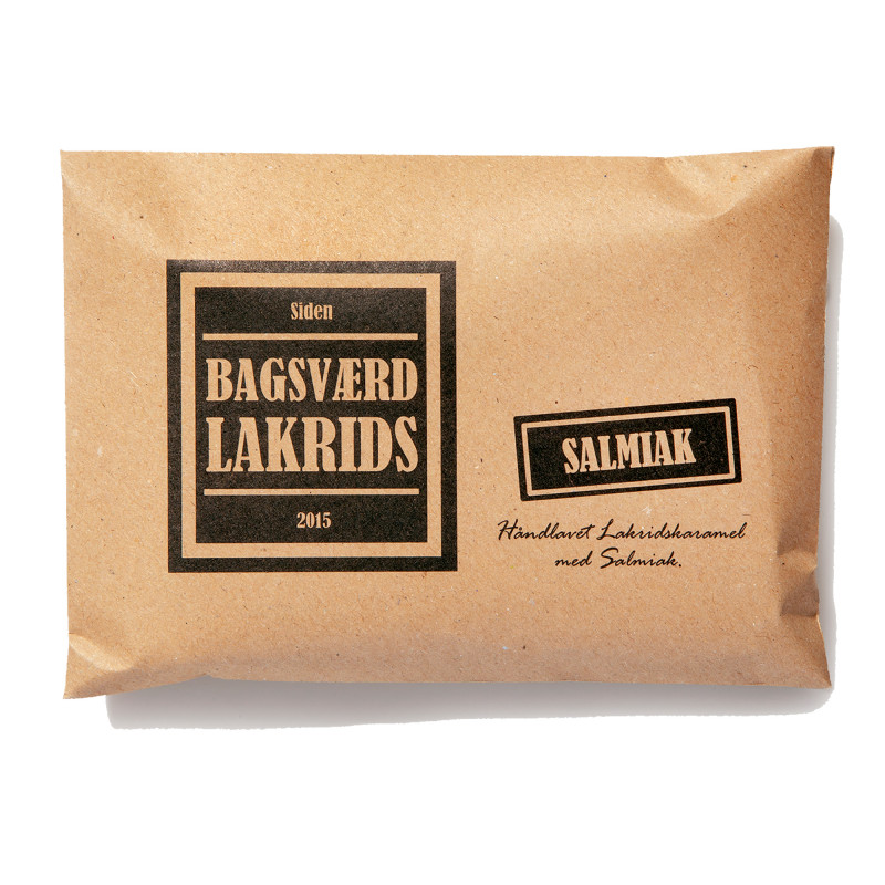 Salmiak Lakrids fra Bagsværd Lakrids - Lakrids plade