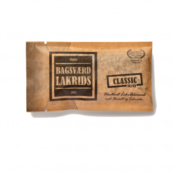 Classic Mini Lakrids fra Bagsværd Lakrids - Lakrids plade, 55 gram