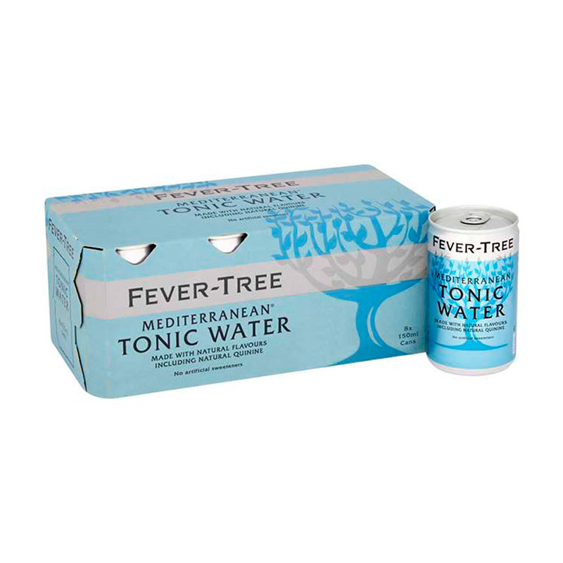 Mediterranean Tonic Water (150 ml) i dåse - 8 stk fra Fever-Tree