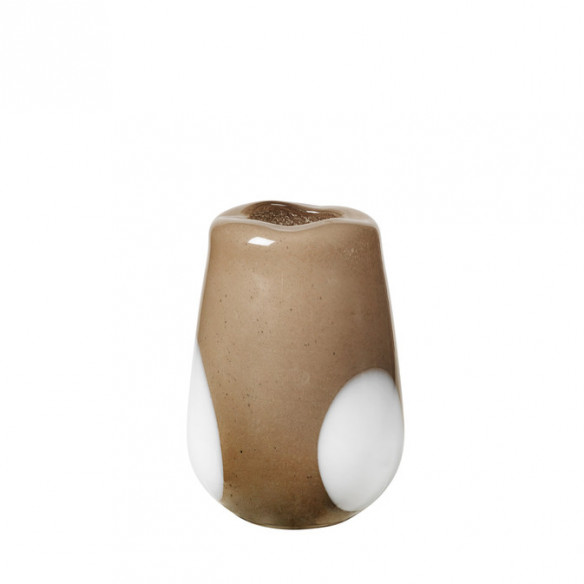 Ada vase, Dot brun (26 cm) fra Broste Copenhagen