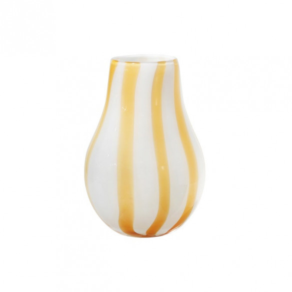 Ada Stripe vasen i gul fra Broste Copenhagen