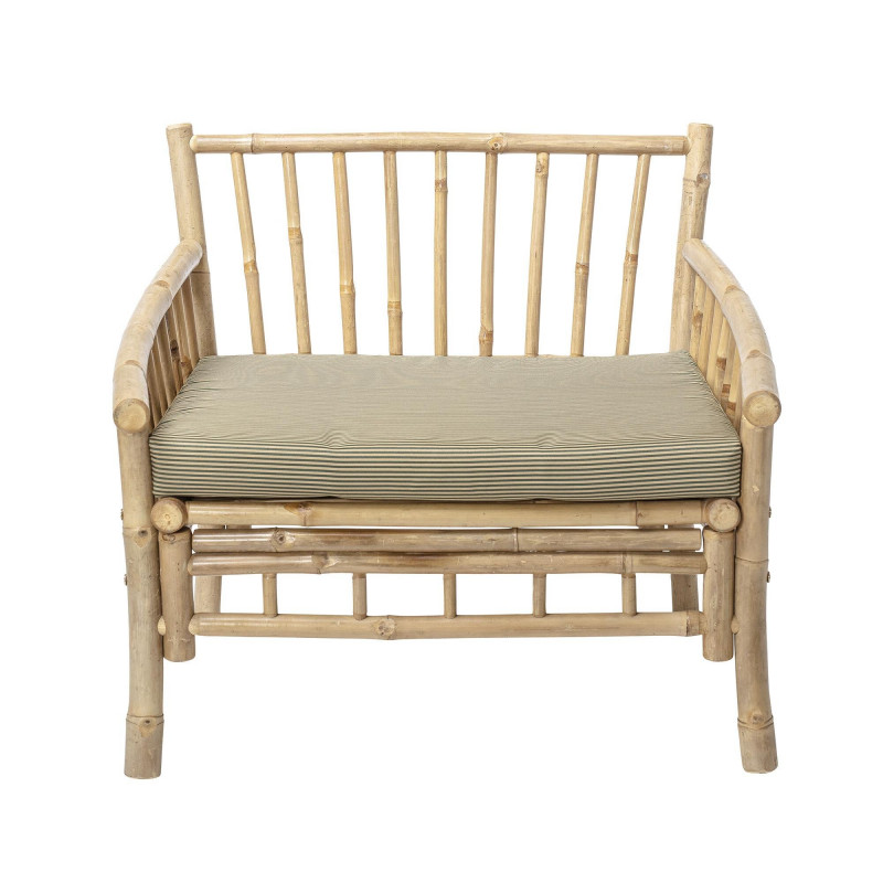 Sole bambusstol fra Bloomingville - skøn loungestol til terassen