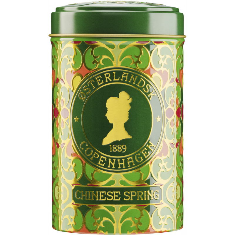 Chinese Spring te (125 gram) i smuk dåse fra Østerlandsk Thehus