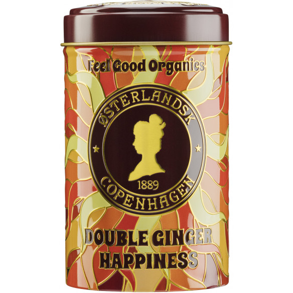 Double Ginger Happiness løs te (125 gram) i dåse fra Østerlandsk Thehus