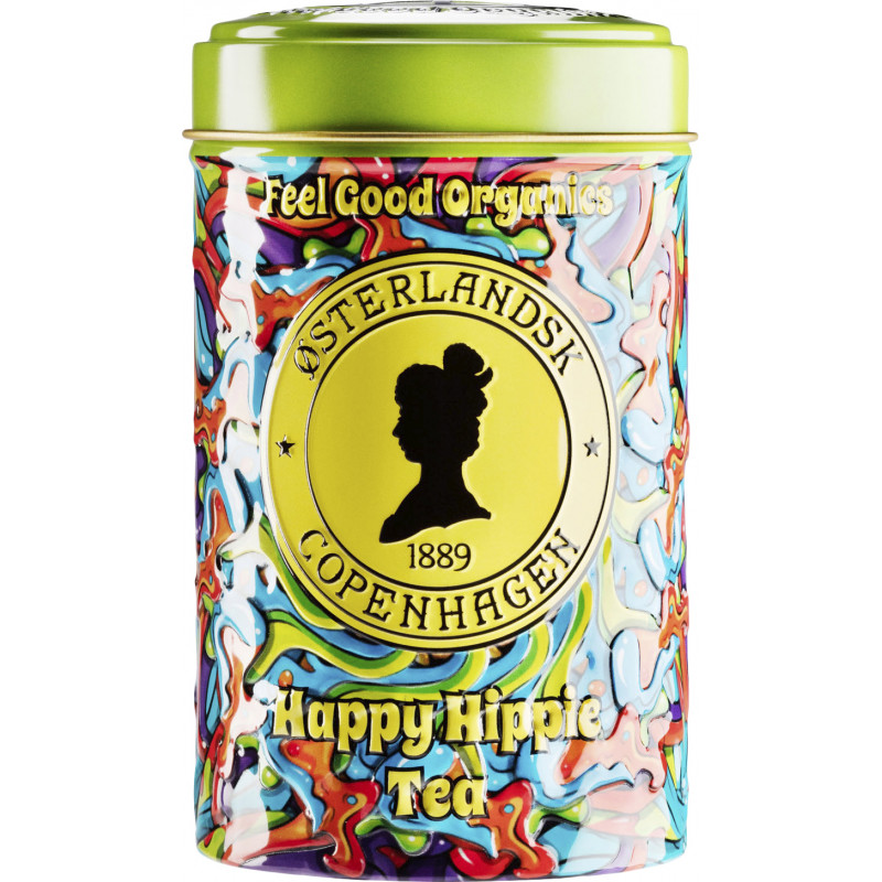 Happy Hippie Te Organic løs te (125 gram) i dåse fra Østerlandsk Thehus