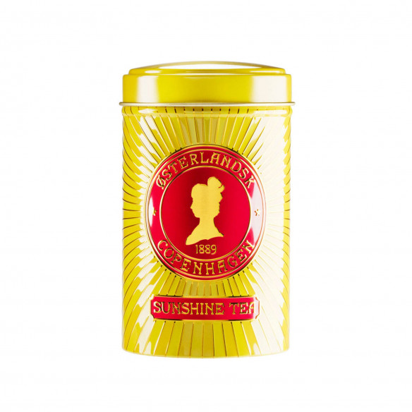 Solskins te (125 gram) i smuk gul dåse fra Østerlandsk Thehus