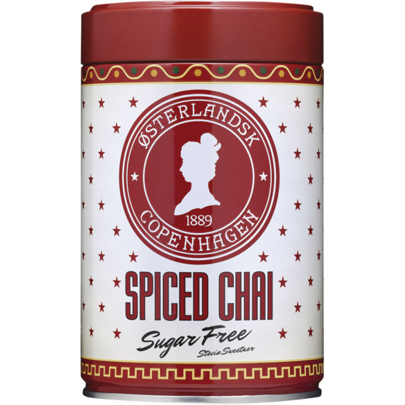 Sukkerfri Spiced Chai pulver (400 gram) i fin dåse fra Østerlandsk Thehus