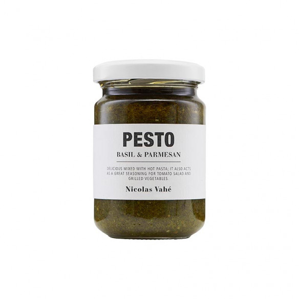 Pesto med basilikum og parmesan (135 gram) fra Nicolas Vahé