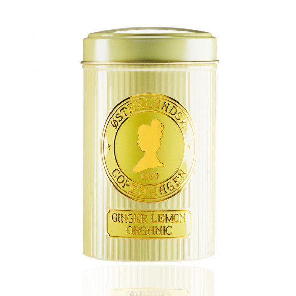Ginger & Lemon  (125 gram) økologisk te i smuk dåse fra Østerlandsk Thehus