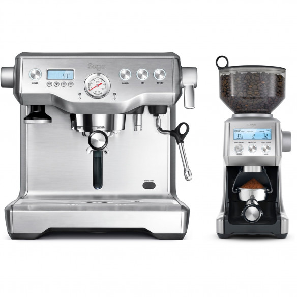 Samkøb med The Dual Boiler espressomaskine og Smart Grinder Pro fra Sage