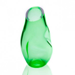 Squeeze vase, Visible (H: 20 cm) i grøn fra Anna von Lipa