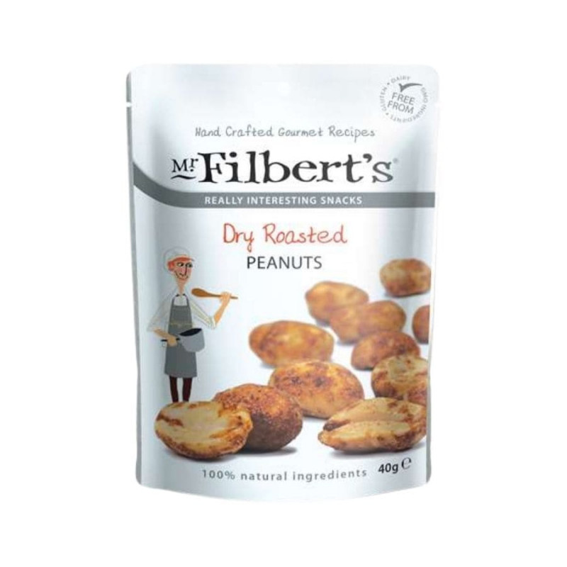 Tørristede peanuts (40 gram) fra Mr. Filberts