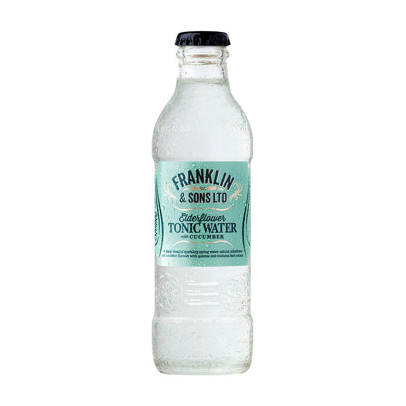 Elderflower Tonic Water (200 ml) tonic med hyldeblomst fra Franklin & Sons