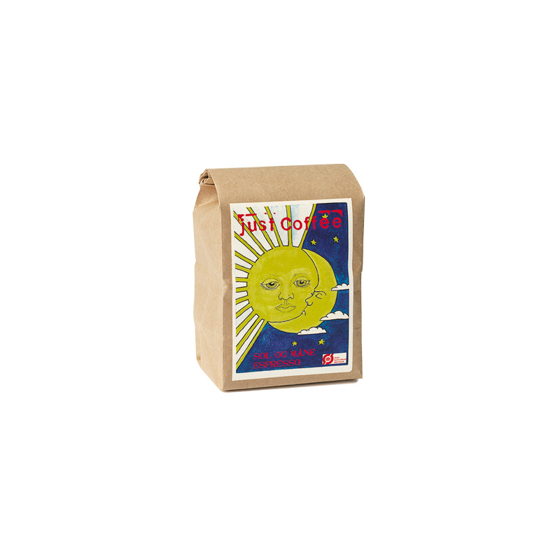 Sol og Måne kaffebønner (500 gram) til espresso fra Just Coffee