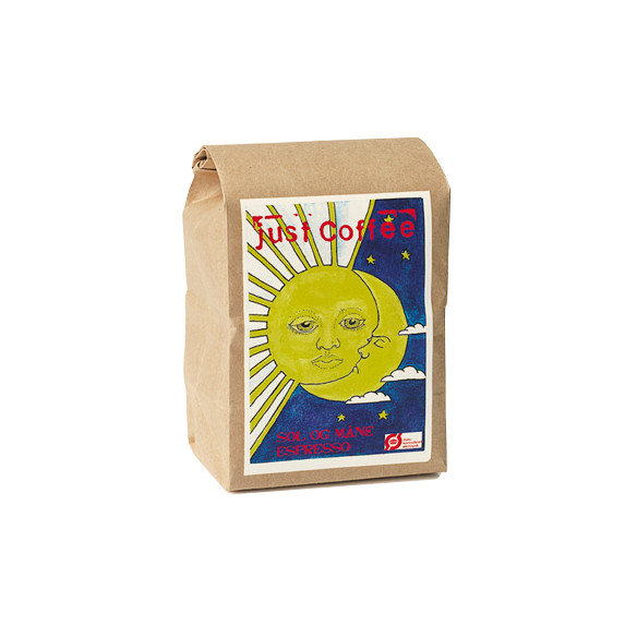 Sol og Måne kaffebønner (1000 gram) fra Just Coffee