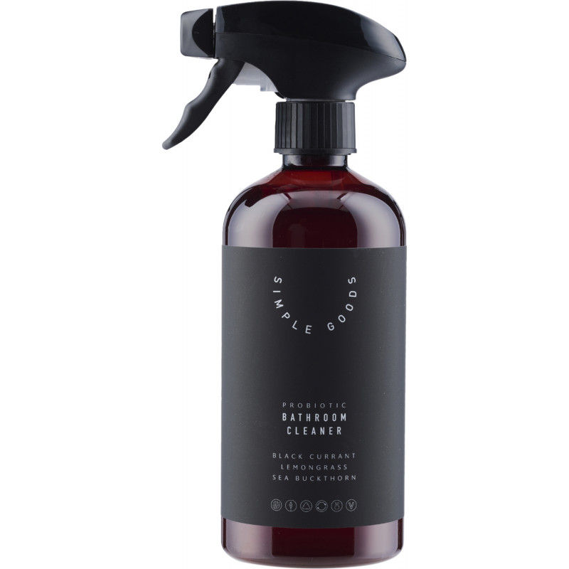 Rengøring til badet i sprayflaske (500 ml) med duft af solbær, citrongræs og havtorn fra Simple Goods
