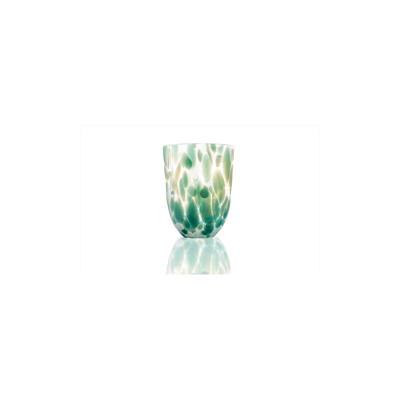 Big Confetti glas i Smaragd grøn (250 ml) fra Anna von Lipa