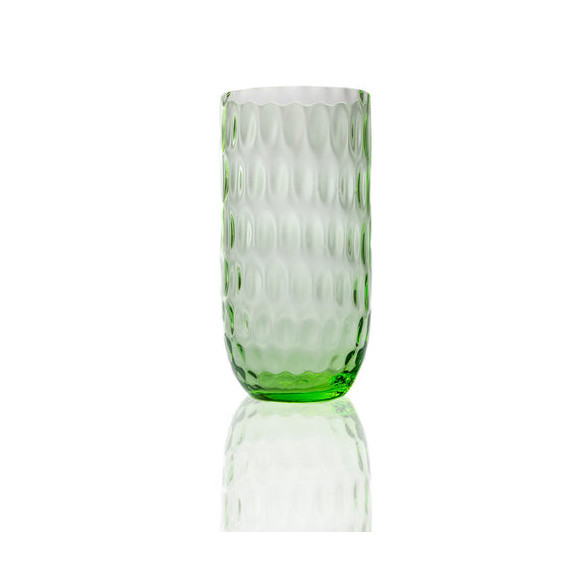 Olive long drink glas i lysegrøn fra Anna von Lipa
