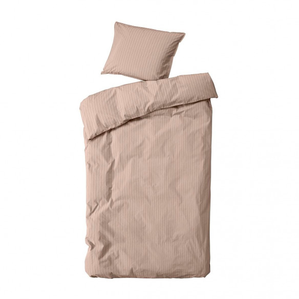 Dagny sengesæt (L: 200 cm) i Straw / Bark fra by NORD