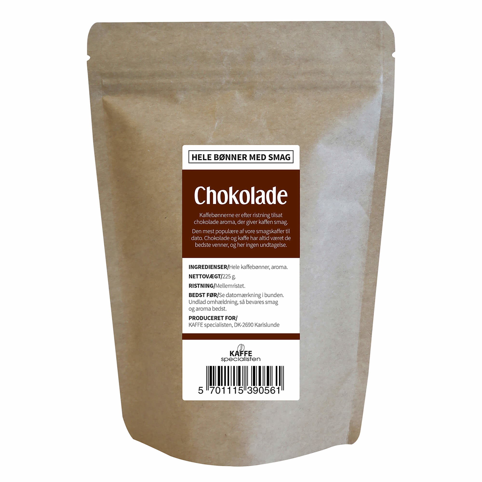 KAFFE Specialisten Kaffebønner Chokolade Smag