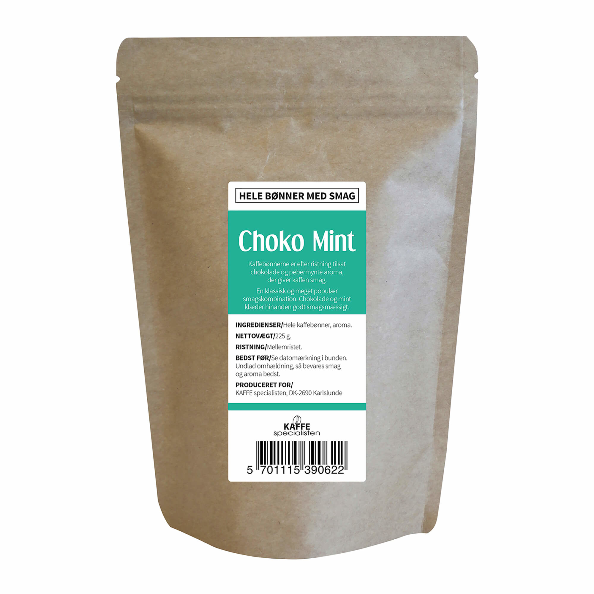 Kaffebønner - Choko mint, 225 gram thumbnail