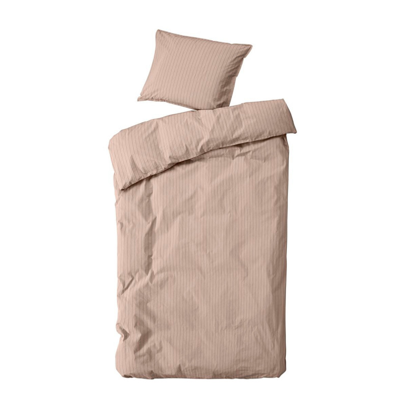 Dagny sengesæt (L: 220 cm) i Straw / Bark fra by NORD
