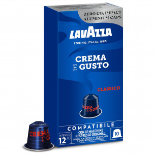 Crema e Gusto Classico kaffekapsler (10 stk) til Nespresso® fra LavAzza