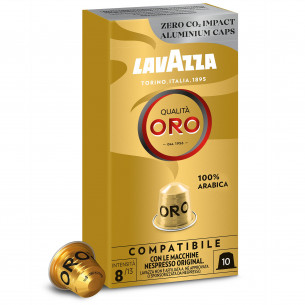 Qualità Oro kaffekapsler (10 stk) til Nespresso® fra LavAzza