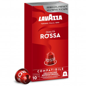 Qualità Rossa kaffekapsler (10 stk) til Nespresso® fra LavAzza