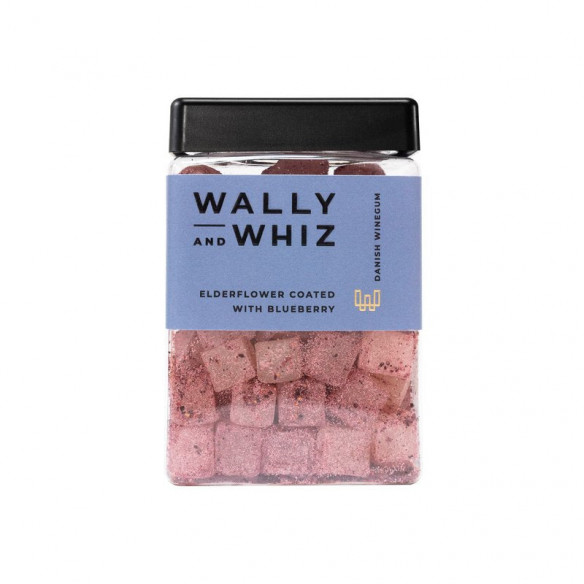 Hyldeblomst & Blåbær vingummi (240 gram) fra Wally and Whiz