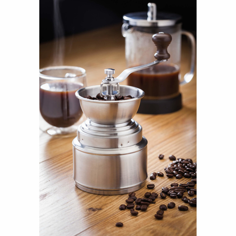 Kaffemølle med håndsving fra Horwood