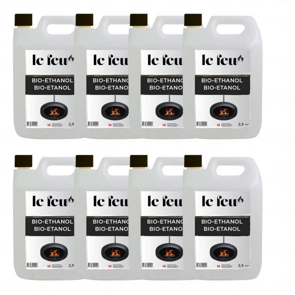 Bio etanol (3000 ml) - 8 dunke fra Le Feu