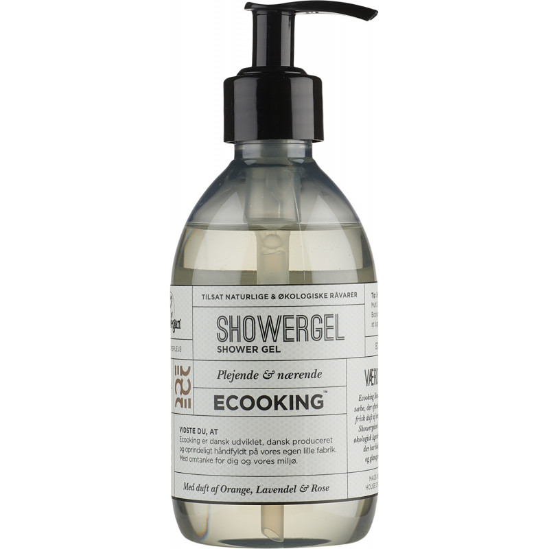 Showergel (300 ml) i pumpeflaske fra Ecooking