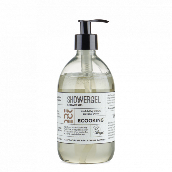 Showergel (500 ml) i praktisk pumpeflaske fra Ecooking