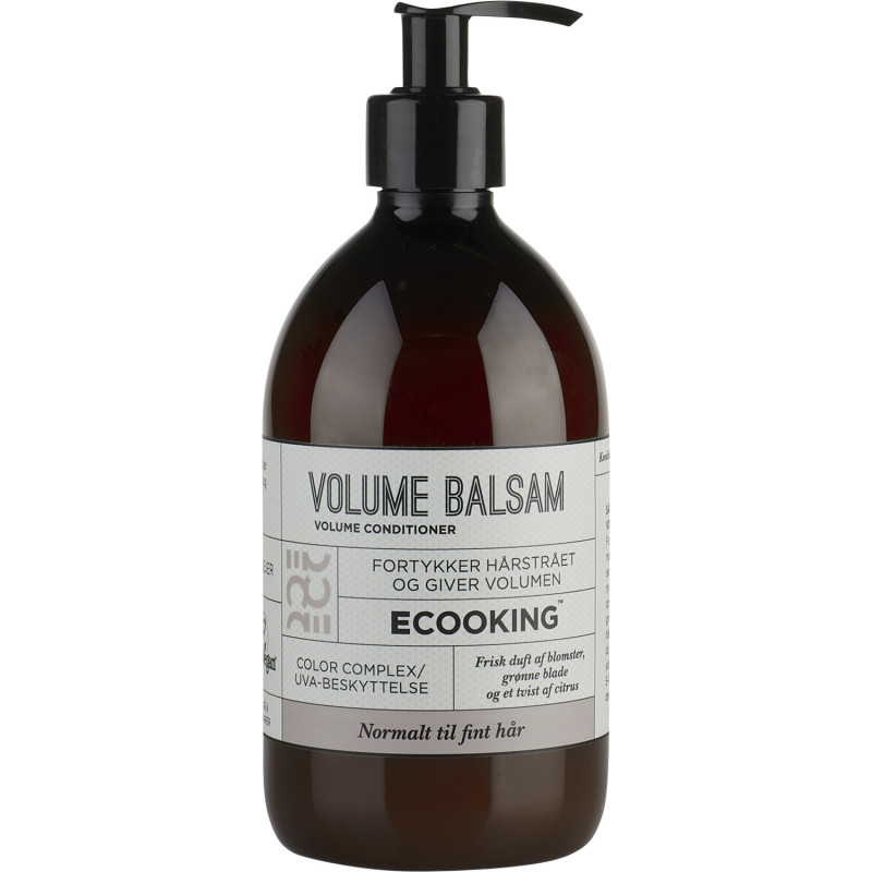 Volume balsam (500 ml) til normalt og fint hår fra Ecooking