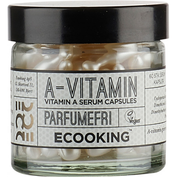 A-vitamin serum kapsler (60 stk) fra Ecooking