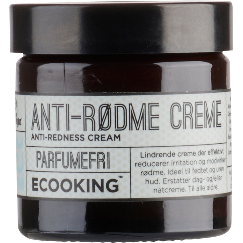 Anti Rødme Creme (50 ml) fra Ecooking der plejer irritationer i huden