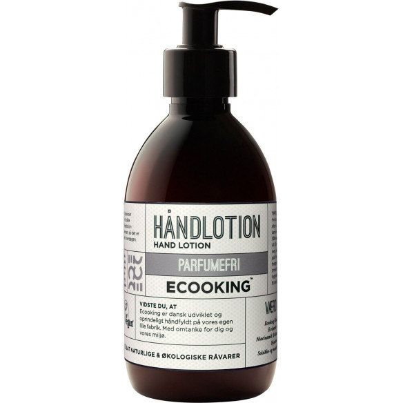 Håndlotion (300 ml) uden parfume fra Ecooking